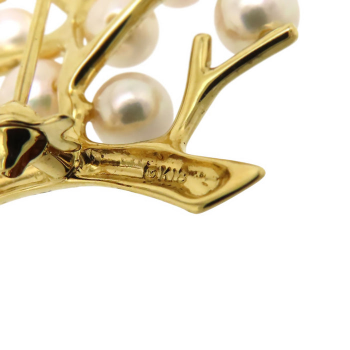 MIKIMOTO 
Tree of Happiness Akoya Pearl Brooch
