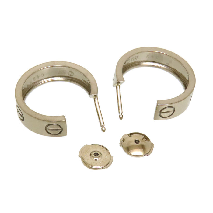 CARTIER 
Love Hoop Earrings