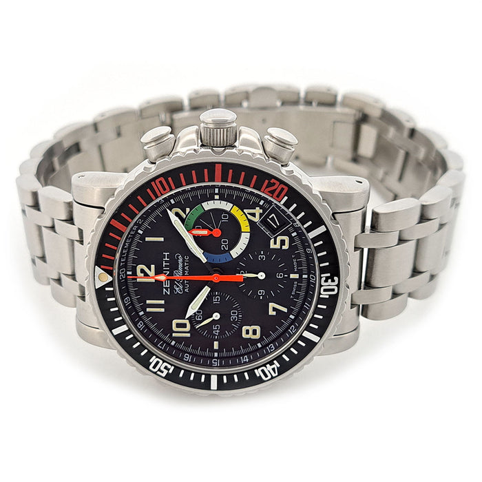 ZENITH 
Rainbow Flyback Révisé 
Avec boîte et papiers