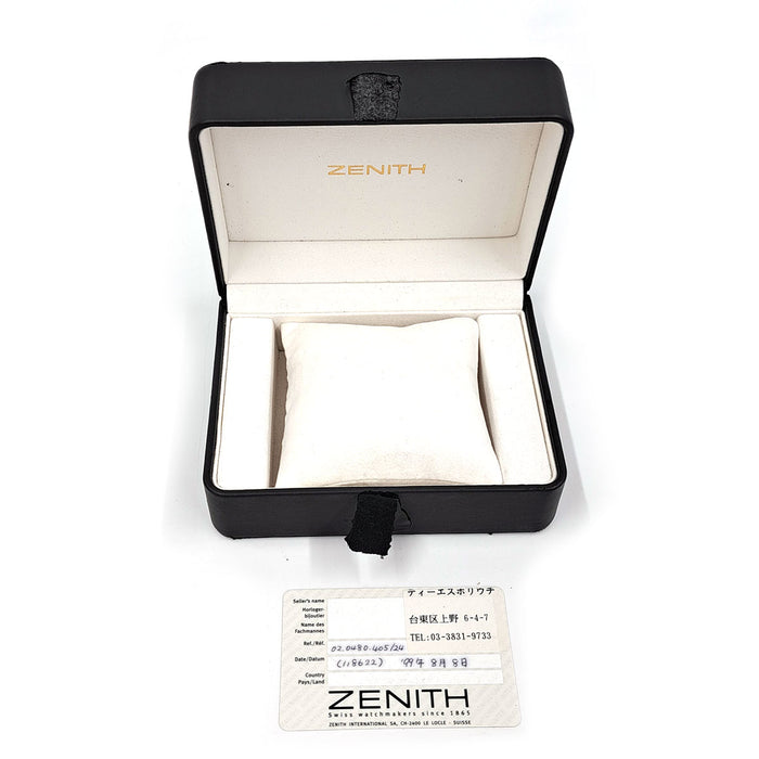 ZENITH 
Rainbow Flyback Révisé 
Avec boîte et papiers