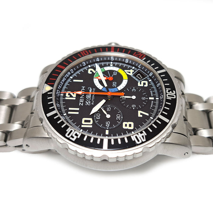 ZENITH 
Rainbow Flyback Révisé 
Avec boîte et papiers