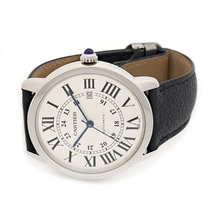 CARTIER 
Ronde Solo Automatic 
with warranty card