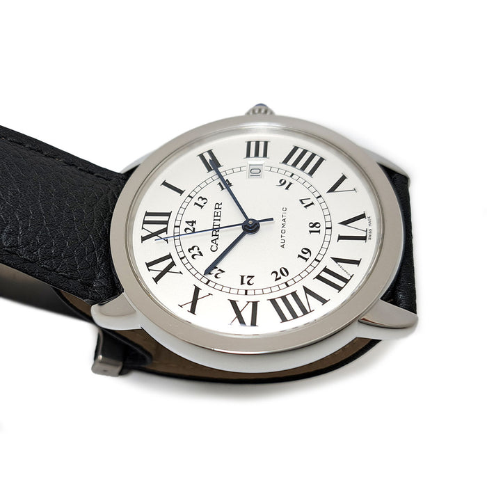 CARTIER 
Ronde Solo Automatic 
with warranty card