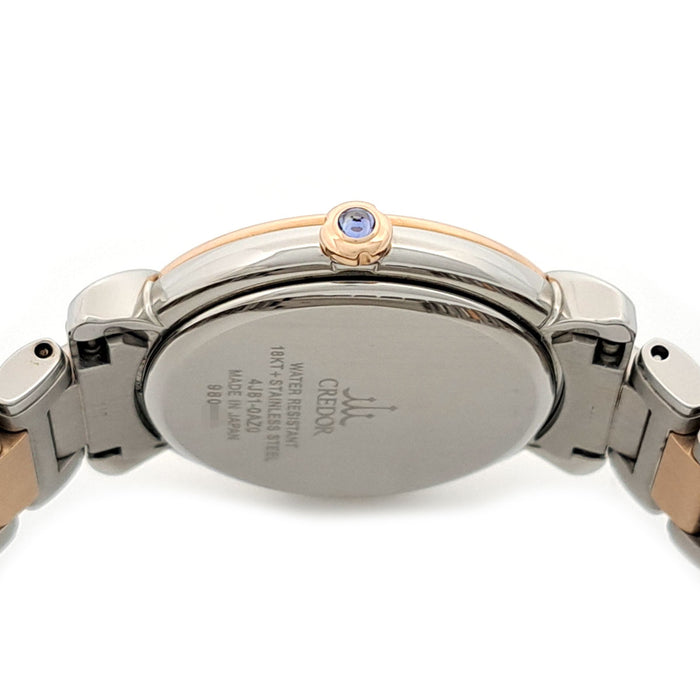 SEIKO  
Credor Linealuxe 鑽石錶圈  
附保證書