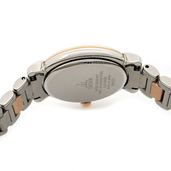 SEIKO  
Credor Linealux Lunette Diamants  
Avec garantie