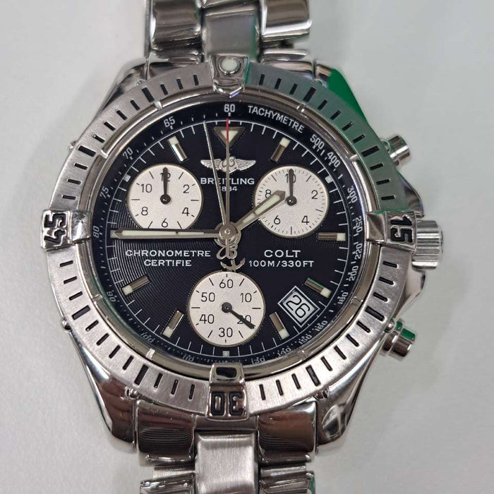 【WHOLESALES】
BREITLING 
A73350 
コルト 
箱　保　クロノメーター証　コマ