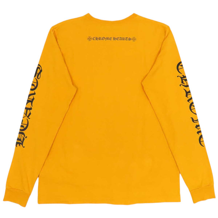 CHROME HEARTS 
CH バーティカルロゴ コットン 
アームロゴ ロングスリーブ Tシャツ