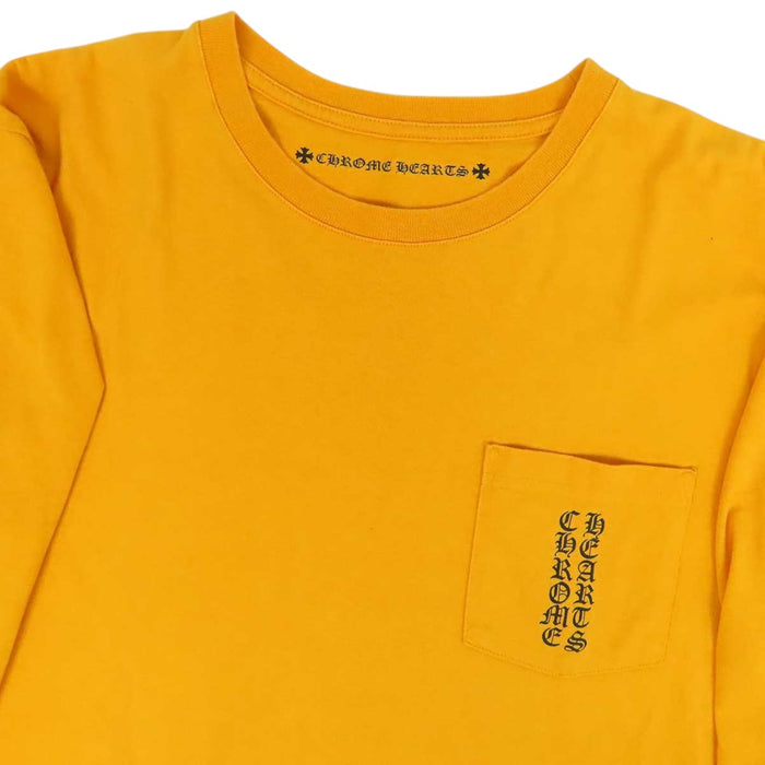 CHROME HEARTS 
CH バーティカルロゴ コットン 
アームロゴ ロングスリーブ Tシャツ