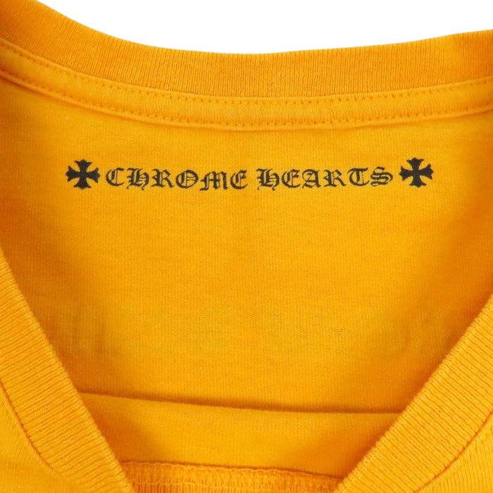 CHROME HEARTS 
CH バーティカルロゴ コットン 
アームロゴ ロングスリーブ Tシャツ