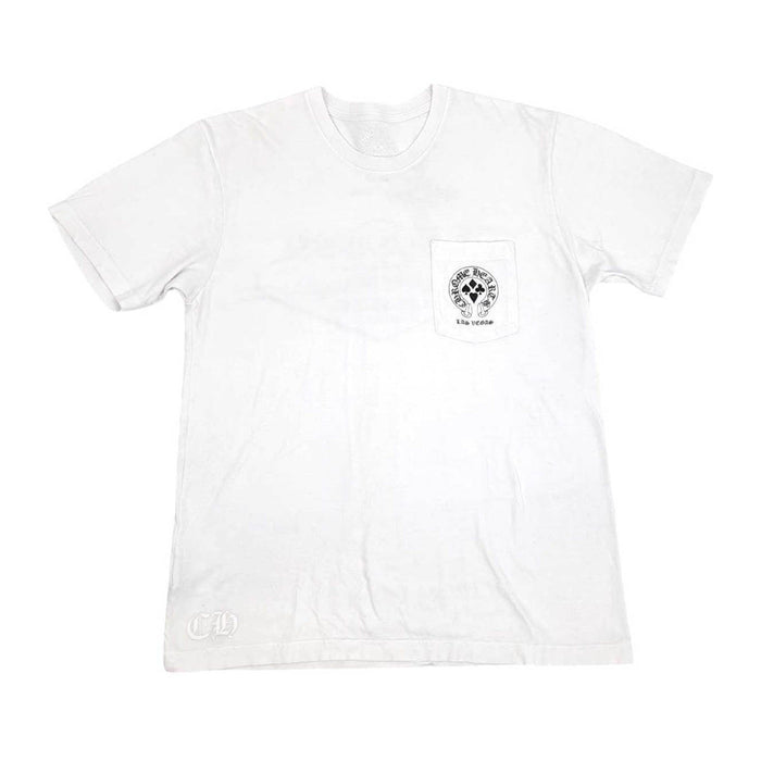 CHROME HEARTS 
CH LAS VEGAS コットン ヴィンテージ ホースシュー クロス 
ラスベガス限定 WELCOME プリント Tシャツ