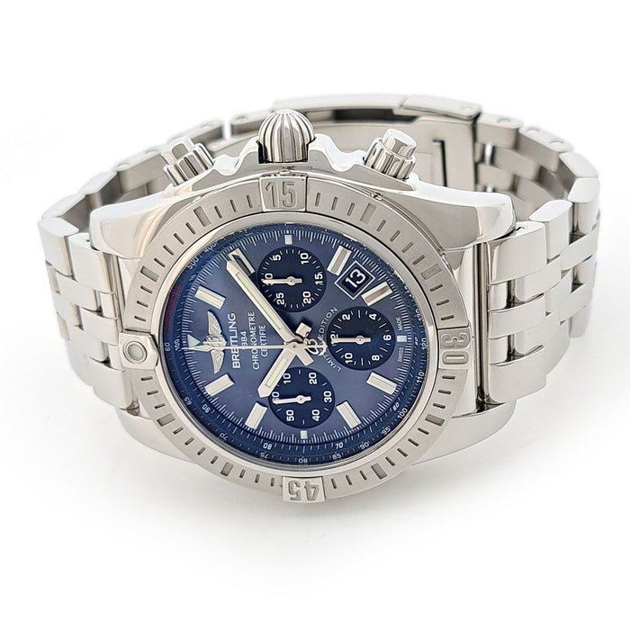 BREITLING 
クロノマット44 ブルーシェル 
箱ギャラ付