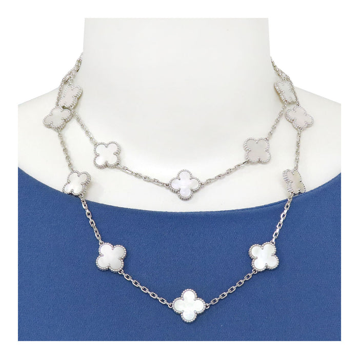 Van Cleef & Arpels 
ヴィンテージ アルハンブラ ネックレス 20モチーフ