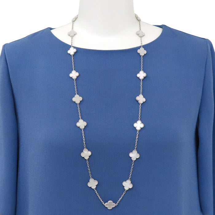 Van Cleef & Arpels 
ヴィンテージ アルハンブラ ネックレス 20モチーフ