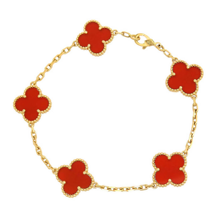 Van Cleef & Arpels 
ヴィンテージ アルハンブラ ブレスレット 5Pモチーフ