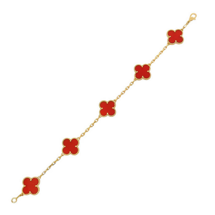 Van Cleef & Arpels 
ヴィンテージ アルハンブラ ブレスレット 5Pモチーフ