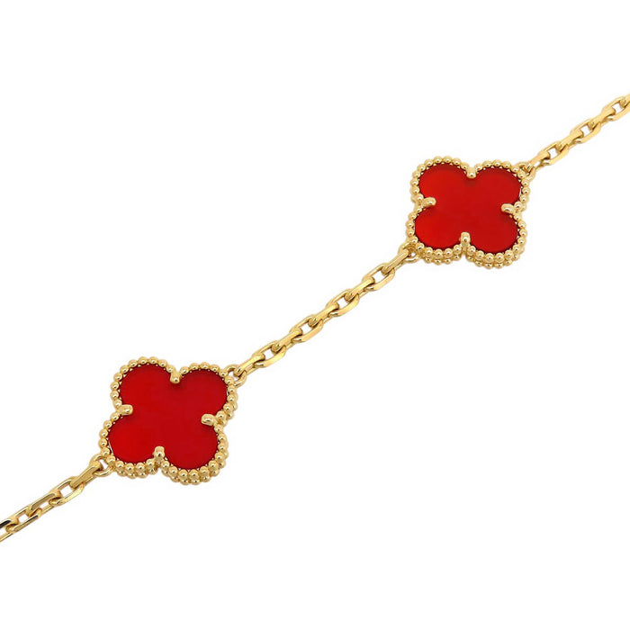 Van Cleef & Arpels 
ヴィンテージ アルハンブラ ブレスレット 5Pモチーフ