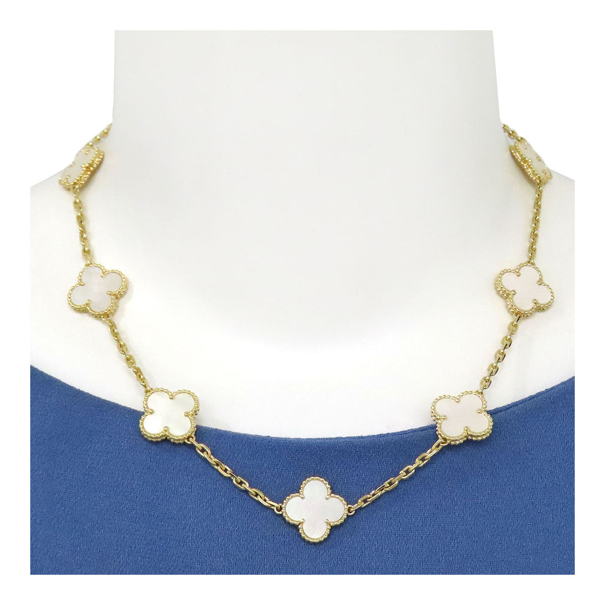 Van Cleef & Arpels ヴィンテージ アルハンブラ ネックレス 10モチーフ
