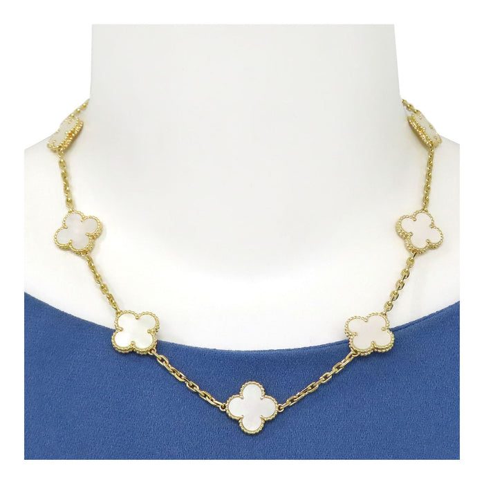 Van Cleef & Arpels 
Vintage Alhambra Necklace 10 Motifs