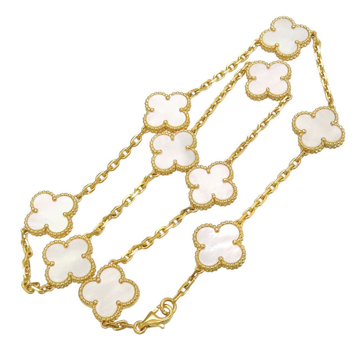 Van Cleef & Arpels 
Vintage Alhambra Necklace 10 Motifs