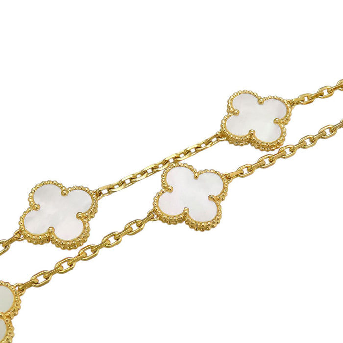 Van Cleef & Arpels 
ヴィンテージ アルハンブラ ネックレス 10モチーフ