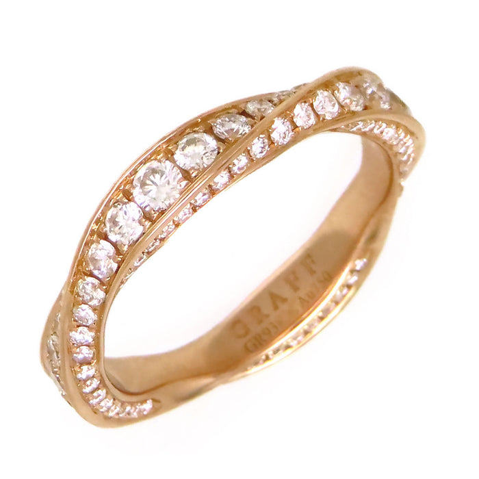 GRAFF 
Spiral Pavé Diamond Band Ring