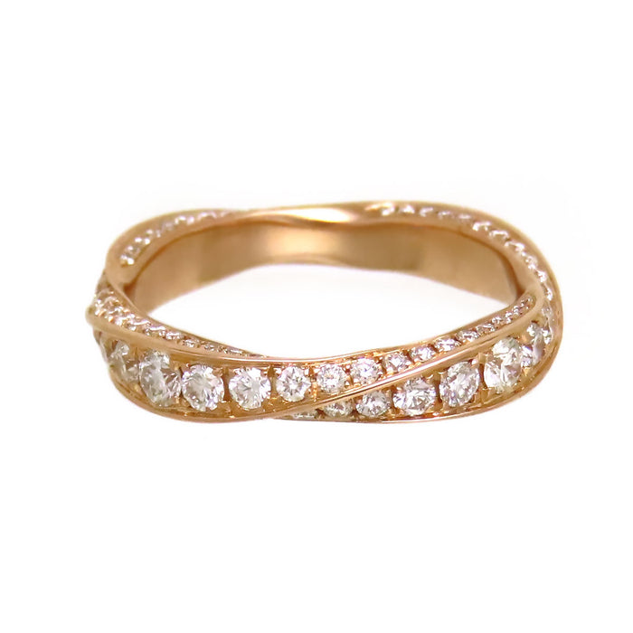 GRAFF 
Spiral Pavé Diamond Band Ring