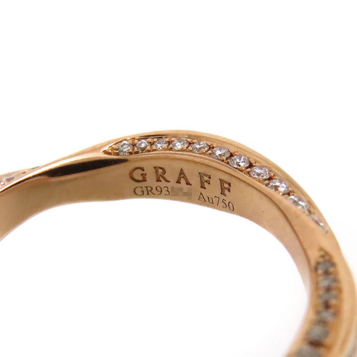 GRAFF 
Spiral Pavé Diamond Band Ring