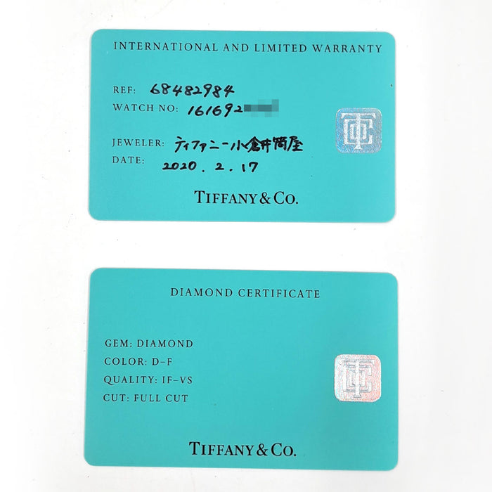 TIFFANY&Co. 
Tスマイル レクタングル ダイヤモンド 
ギャラ付