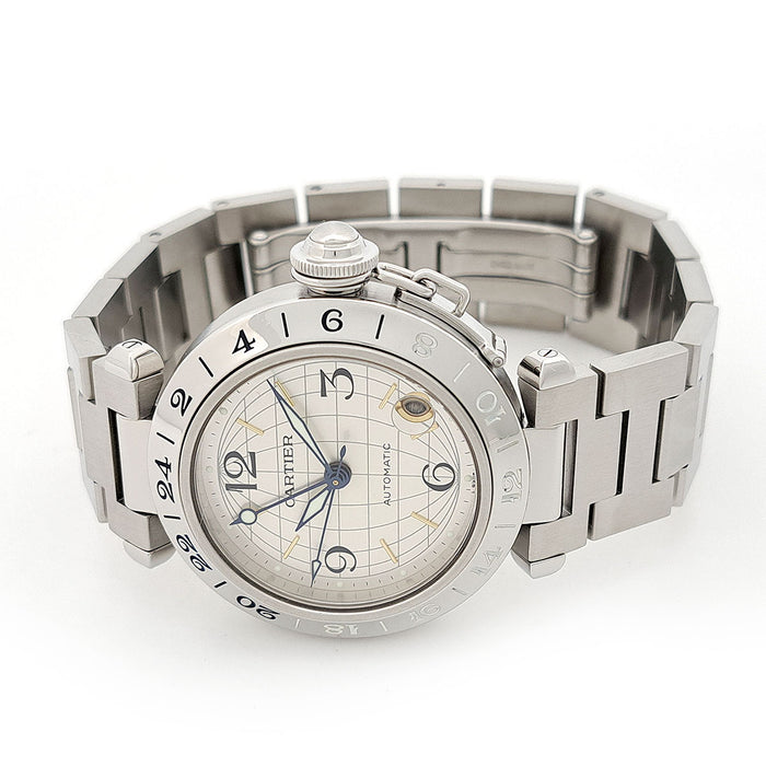 CARTIER  
Pasha C Meridian GMT