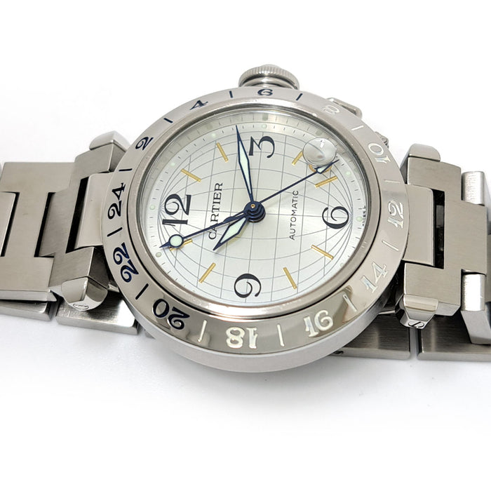 CARTIER
Pasha C Meridiano GMT