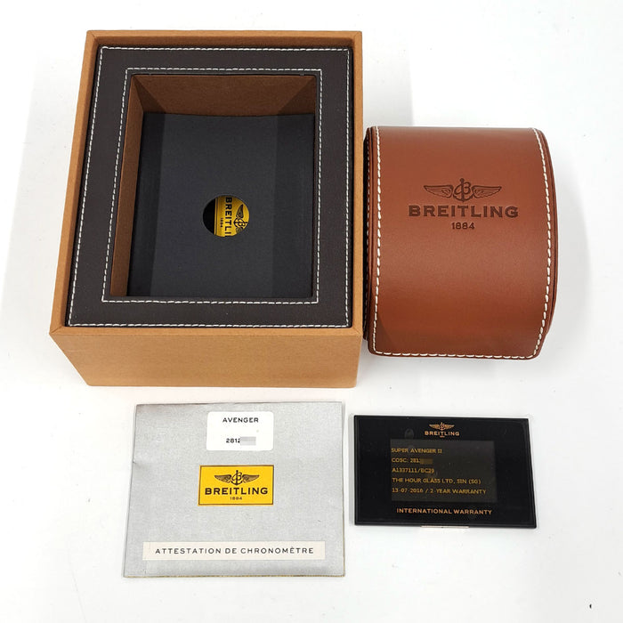BREITLING  
Super Avenger II Chronographe  
Avec garantie Super Avenger 2