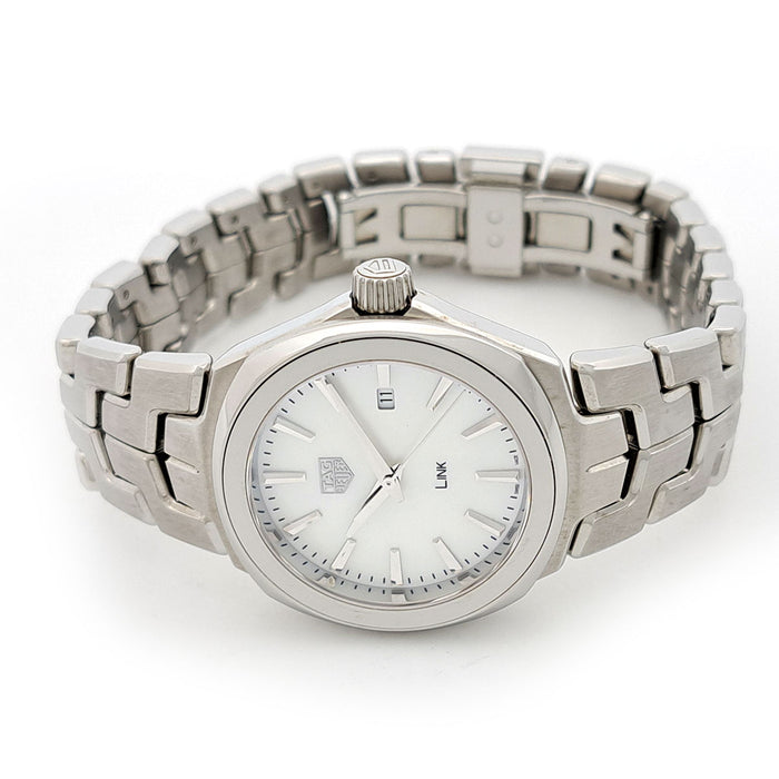 TAG HEUER 
リンク ホワイトシェルダイヤル 
箱ギャラ付