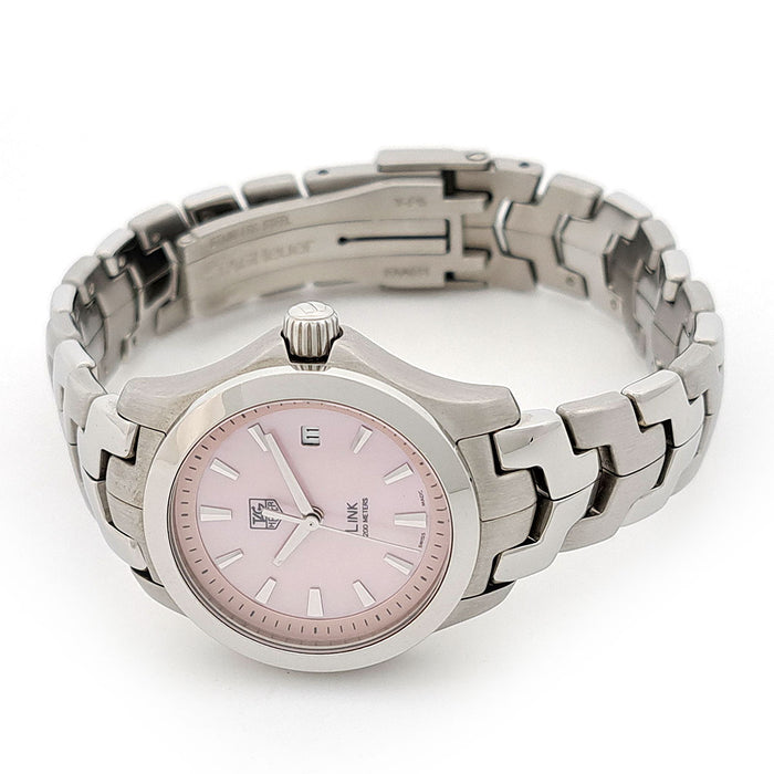 TAG HEUER 
Link Pink Shell Dial