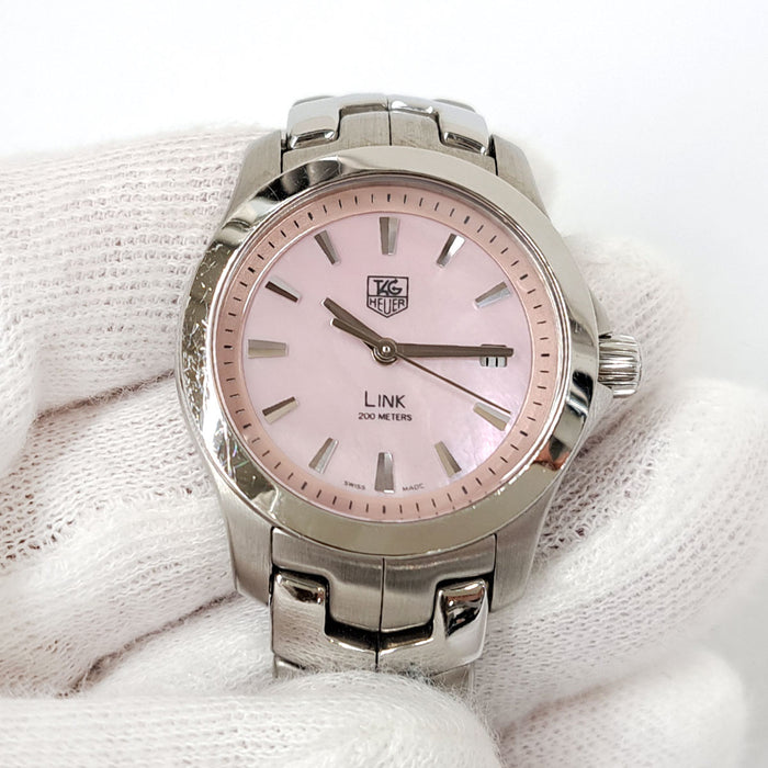TAG HEUER 
Link Pink Shell Dial