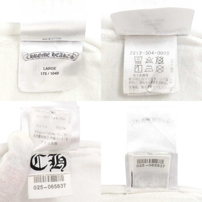 CHROME HEARTS 
CH MADE IN HOLLYWOOD 
ホースシュー バック 英字 プリント Tシャツ