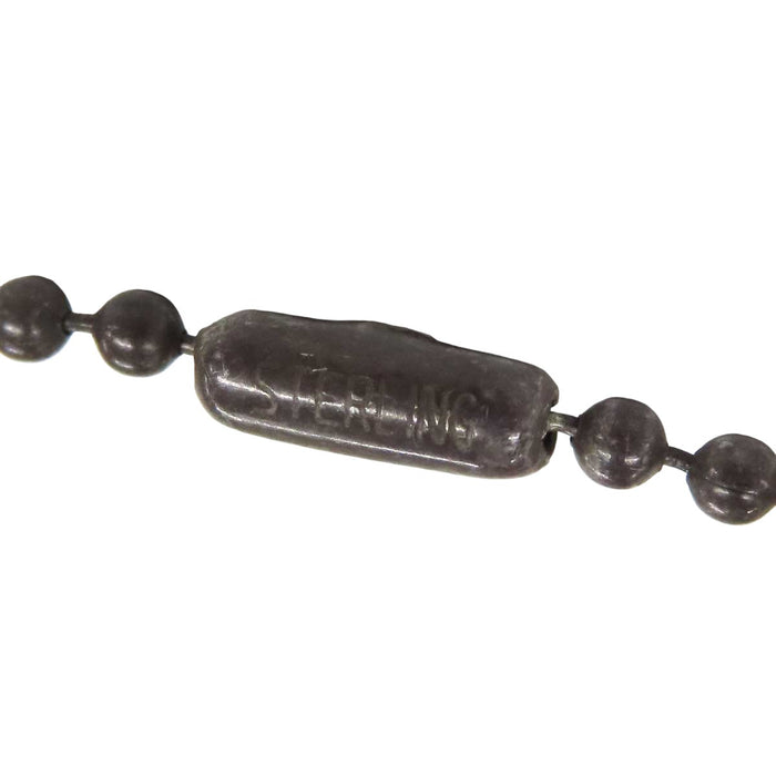 CHROME HEARTS  
CH CROS BBYFAT DIA Argent Gravé 2004  
Collier pendentif Baby Fat Diamant  
Avec facture