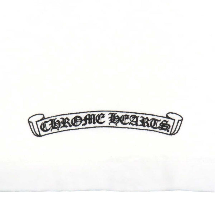 CHROME HEARTS  
CH卷轴标签棉质臂标  
颈部标志口袋长袖T恤