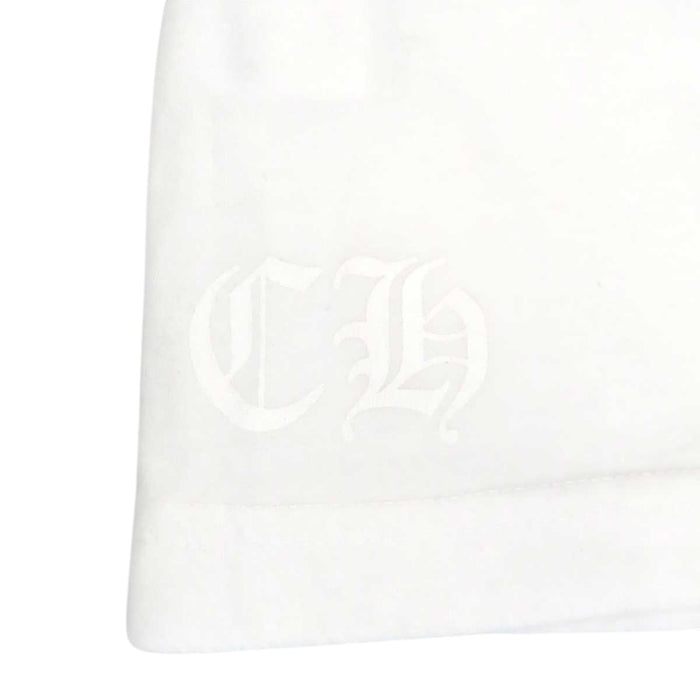 CHROME HEARTS  
CH卷轴标签棉质臂标  
颈部标志口袋长袖T恤