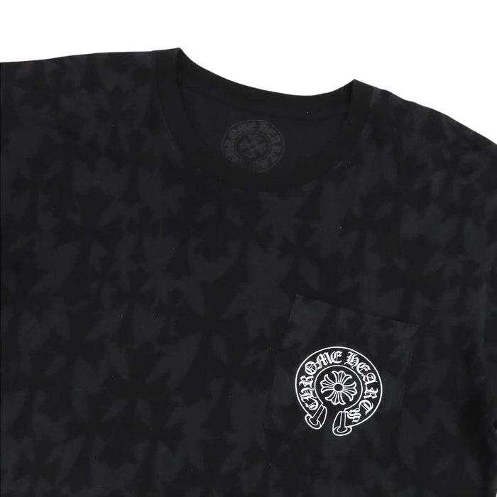 CHROME HEARTS 
CH Graveyard Cemetery Cross L/S Tee 総柄 コットン 
グレイブヤード セメタリークロス ロングスリーブ Tシャツ