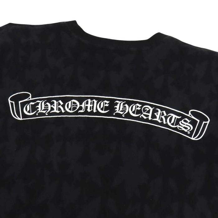 CHROME HEARTS  
CH Graveyard Cemetery Cross L/S Tee All-over Pattern Cotton  
Graveyard Cemetery Cross Long Sleeve T-shirt