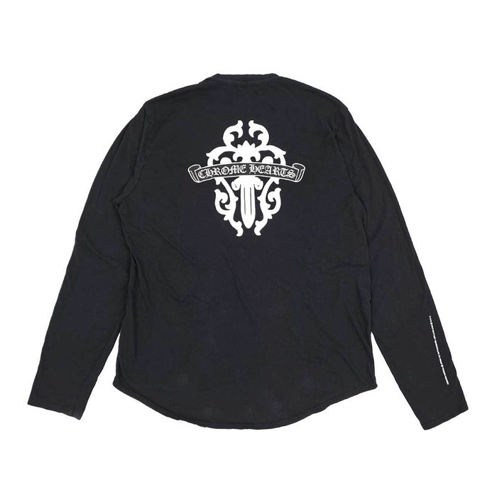 CHROME HEARTS 
CH コットン ヴァイン スクロールラベル 
ヴァイン ダガー スクロールラベル プリント ロングスリーブ Tシャツ