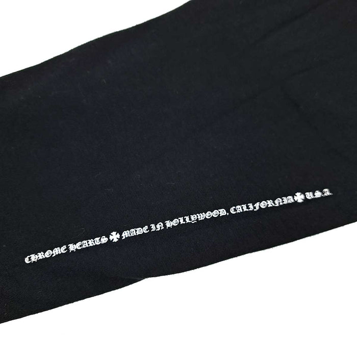CHROME HEARTS 
CH コットン ヴァイン スクロールラベル 
ヴァイン ダガー スクロールラベル プリント ロングスリーブ Tシャツ