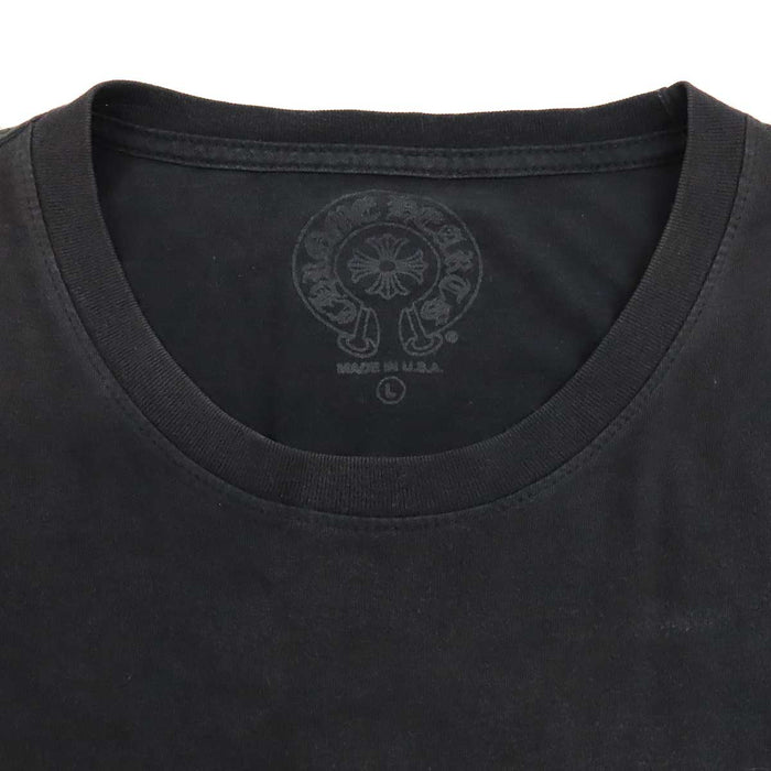 CHROME HEARTS 
CH ロサンゼルス限定 Los Angeles コットン クルーネック 
袖 フローラル ホースシュー プリント ロングスリーブ Tシャツ