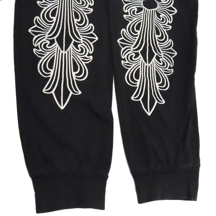 CHROME HEARTS 
CH ロサンゼルス限定 Los Angeles コットン クルーネック 
袖 フローラル ホースシュー プリント ロングスリーブ Tシャツ