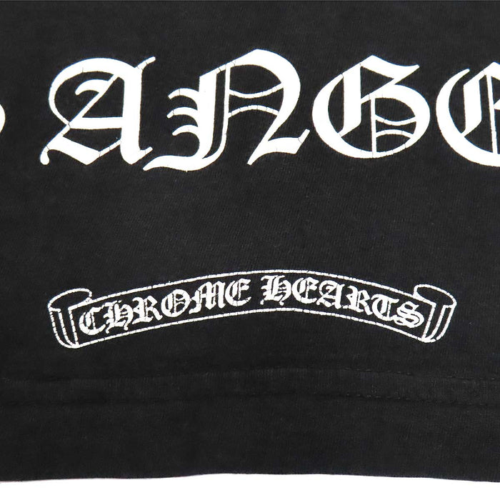 CHROME HEARTS 
CH ロサンゼルス限定 Los Angeles コットン クルーネック 
袖 フローラル ホースシュー プリント ロングスリーブ Tシャツ
