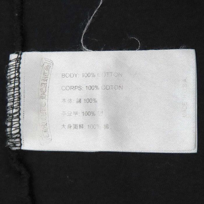 CHROME HEARTS 
CH ロサンゼルス限定 Los Angeles コットン クルーネック 
袖 フローラル ホースシュー プリント ロングスリーブ Tシャツ