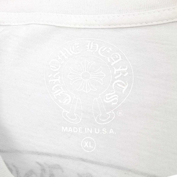 CHROME HEARTS 
CH FUCK YOU coton 
Scroll Label manches logo T-shirt à manches longues