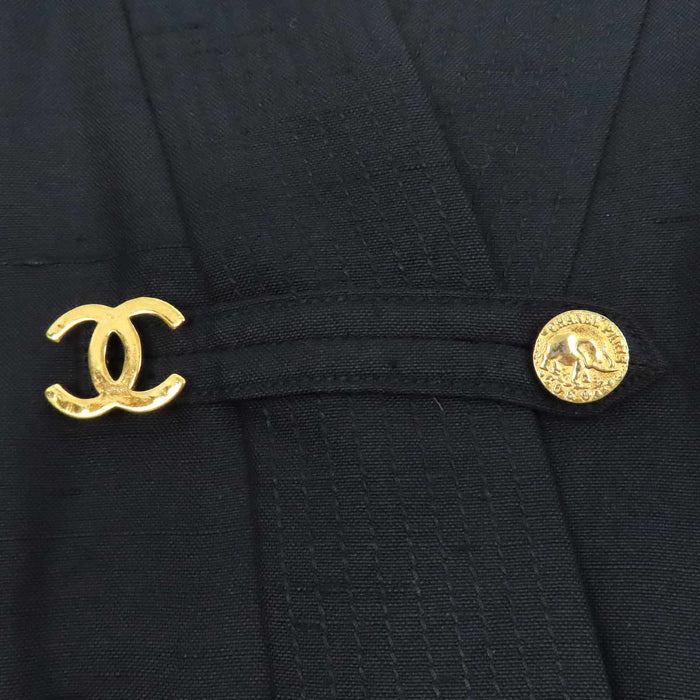 CHANEL 
COCO CC ロゴ 
ココマーク ベルト付き 半袖 ワンピース