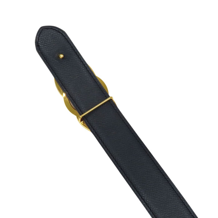 HERMES  
◯Z Stamp Leather  
Horsebit Reversible Belt