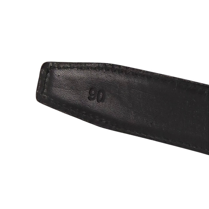 Salvatore Ferragamo  
Logo leather silver-colored metal  
Double Gancini suede belt